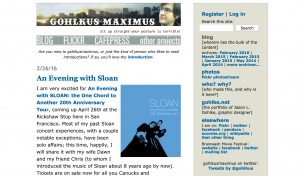 screenshot of this site's homepage as of February 2016